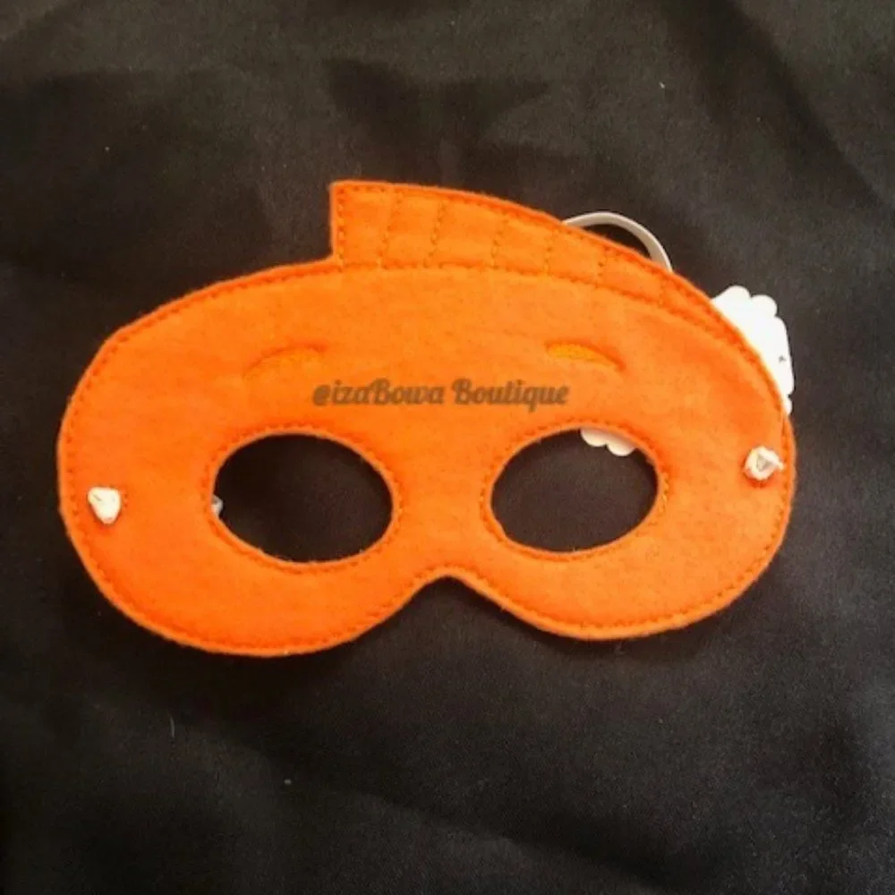 Mr. Grouper from Bubble Guppies Character Inspired Felt Mask  MRGROMASK Handmade